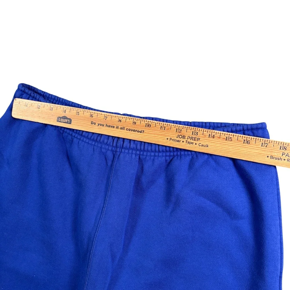 Lands' End Sweatpants Mens M Cobalt Blue Vintage Joggers Athletic Streetwear